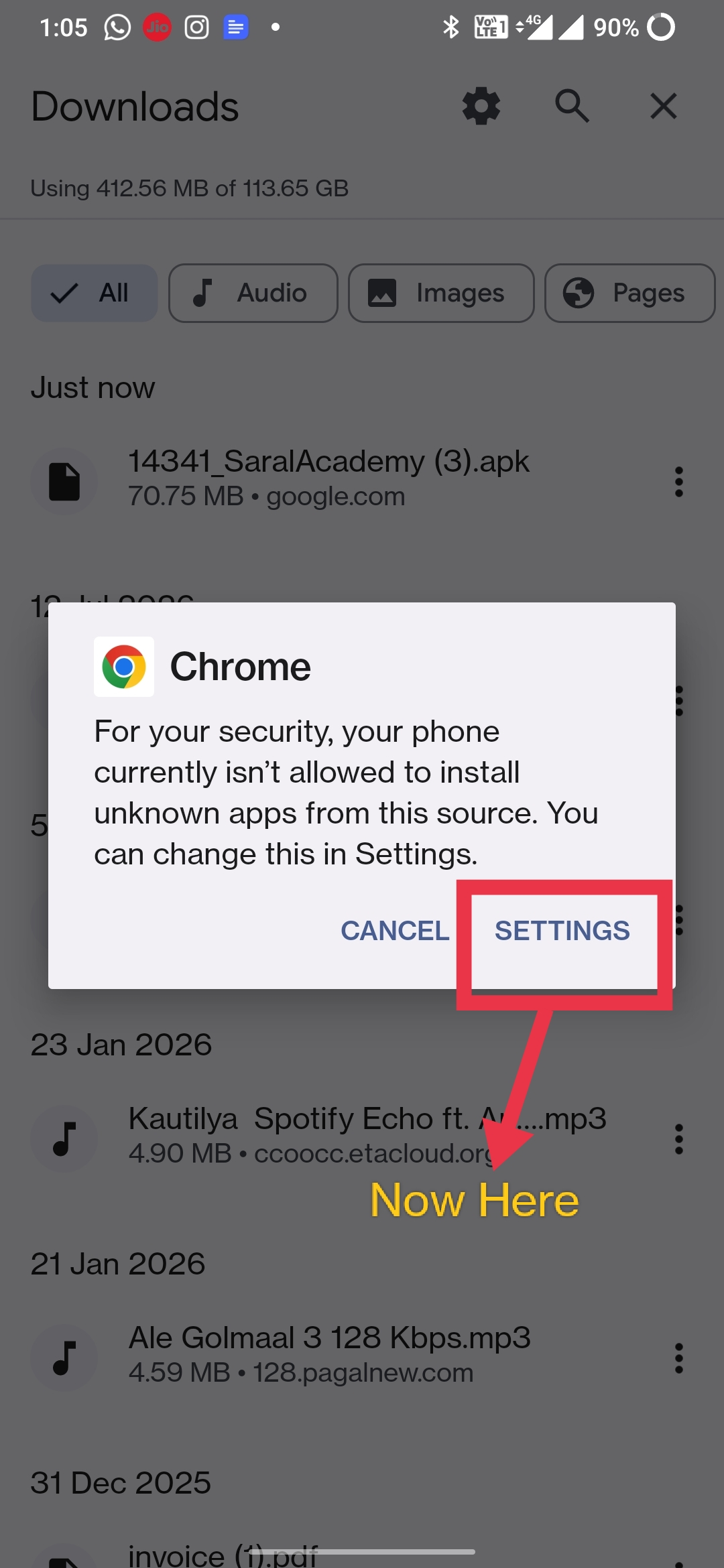 Download Process Step 5